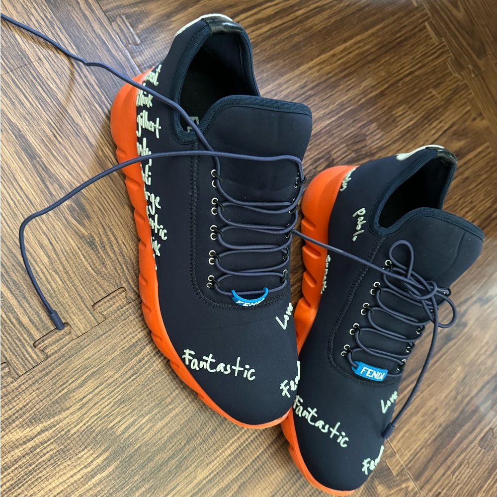 Preowned like new Fendi Running Sneakers